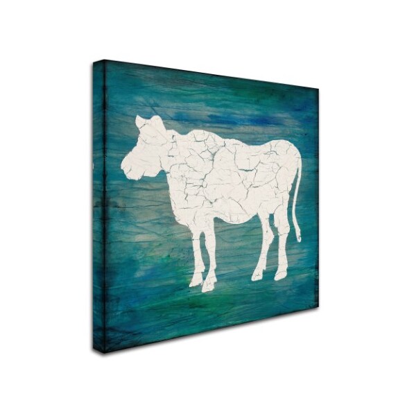 LightBoxJournal 'Farm Cow' Canvas Art,35x35